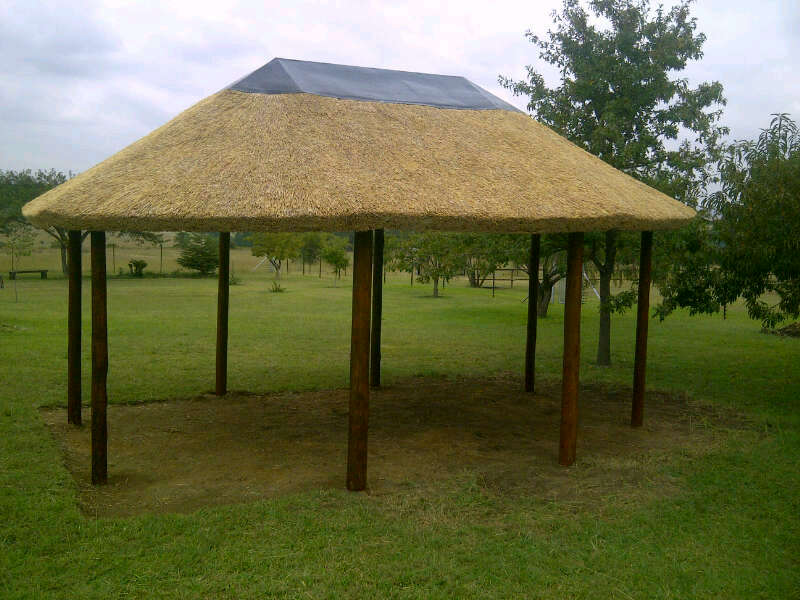 Garden Gazebo — thatch roofing project by Thatch Roof Solutions